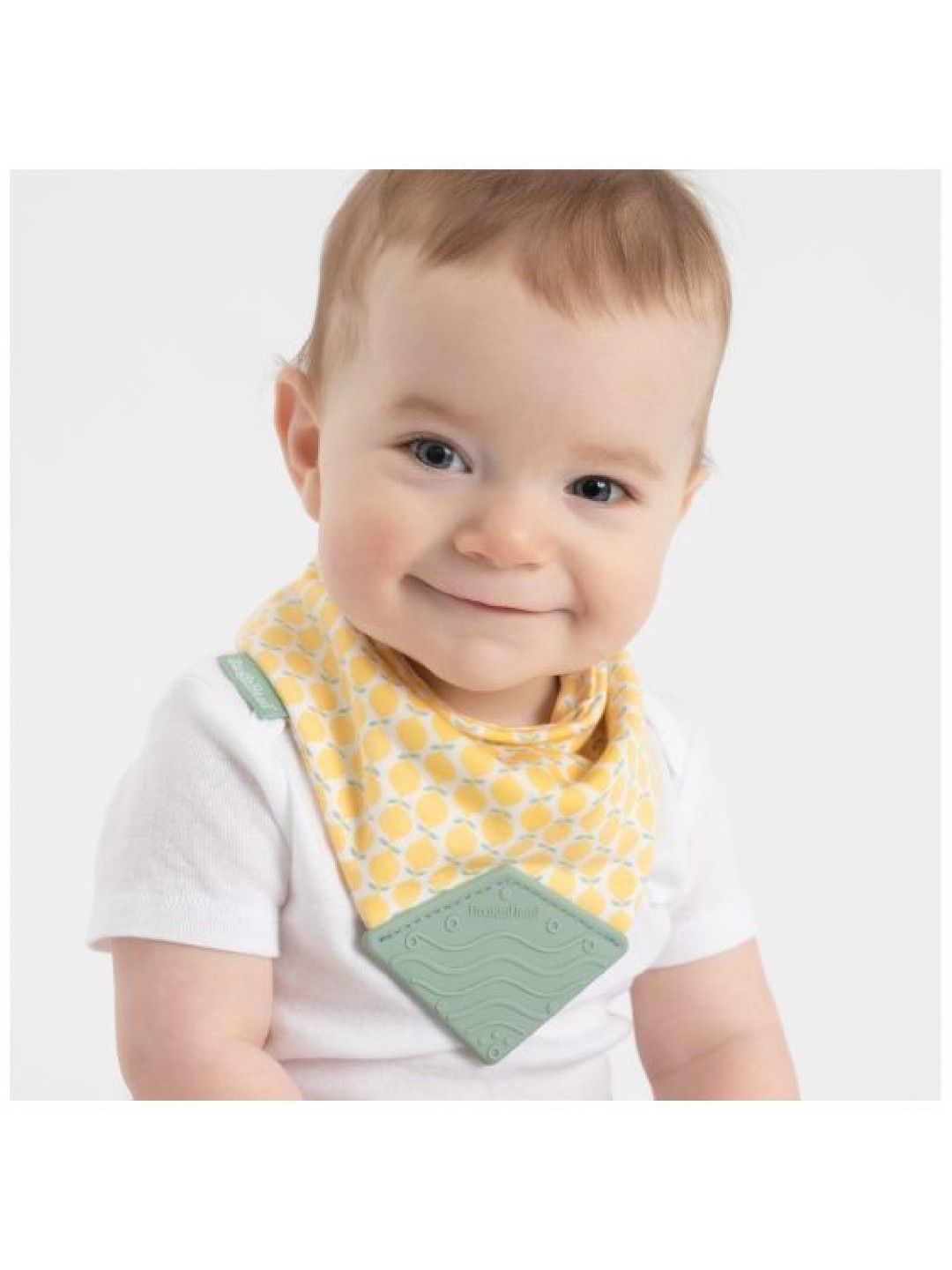 BooginHead Bandana Teether Bib 2-Pack (Citrus Lemons- Image 2)