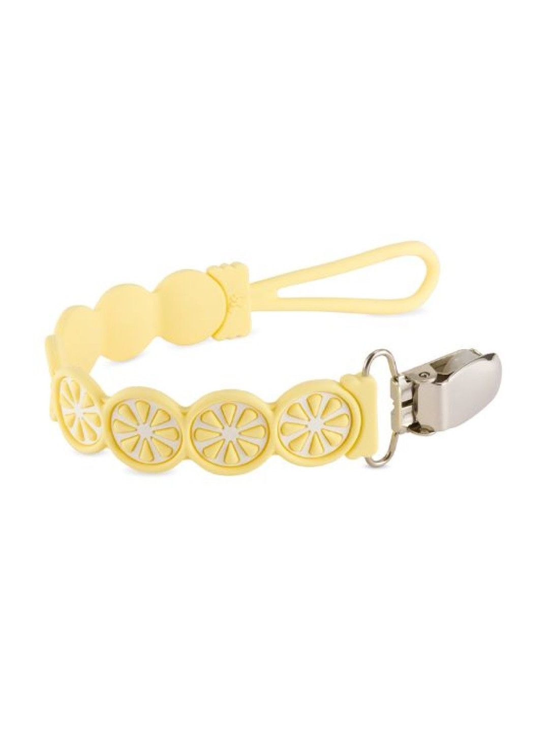 BooginHead PaciGrip Silicone Pacifier Clip (Citrus Lemons- Image 2)