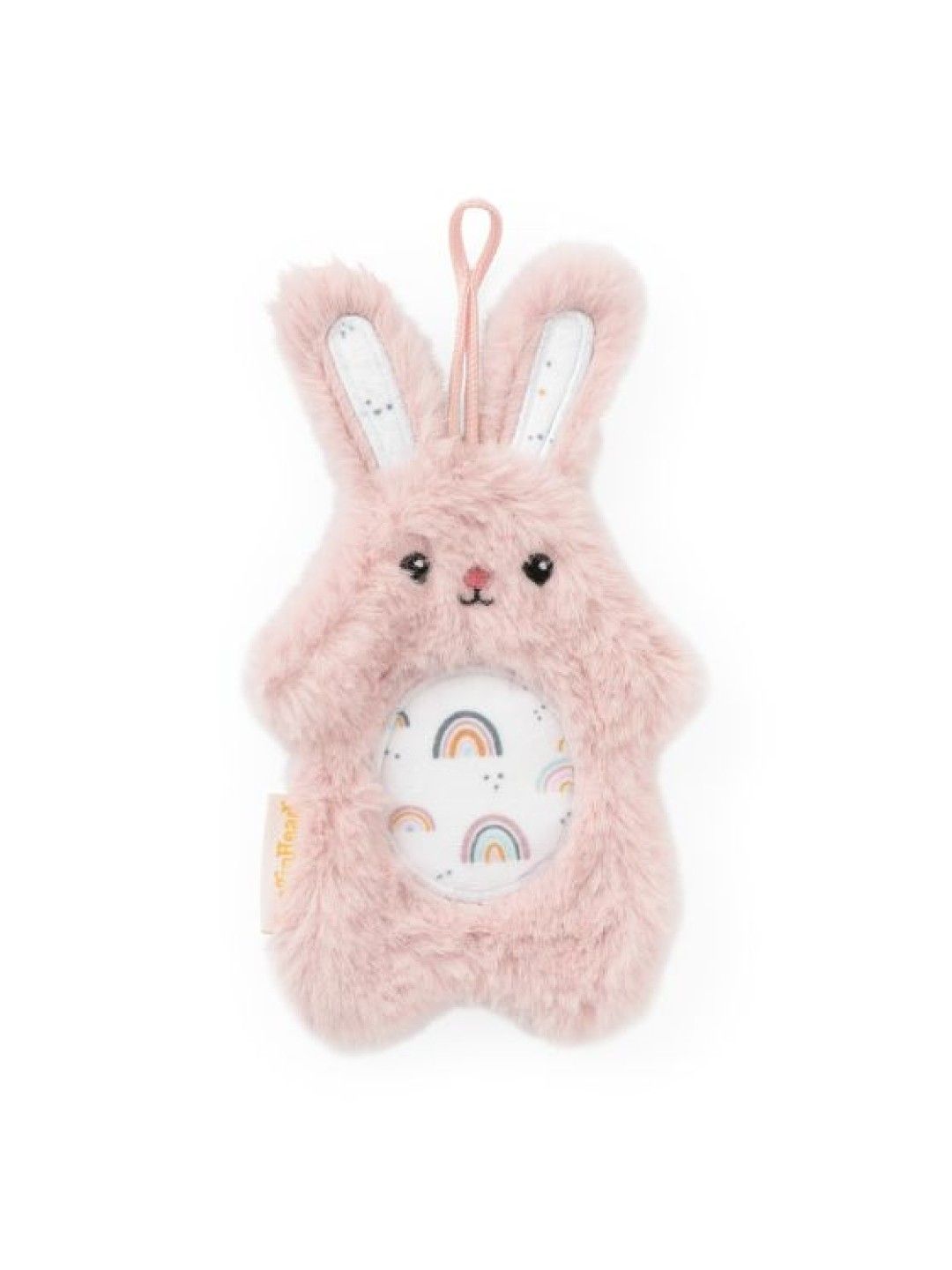 BooginHead PaciPal Plush & PaciGrip Combo - Pink Bunny (No Color- Image 2)