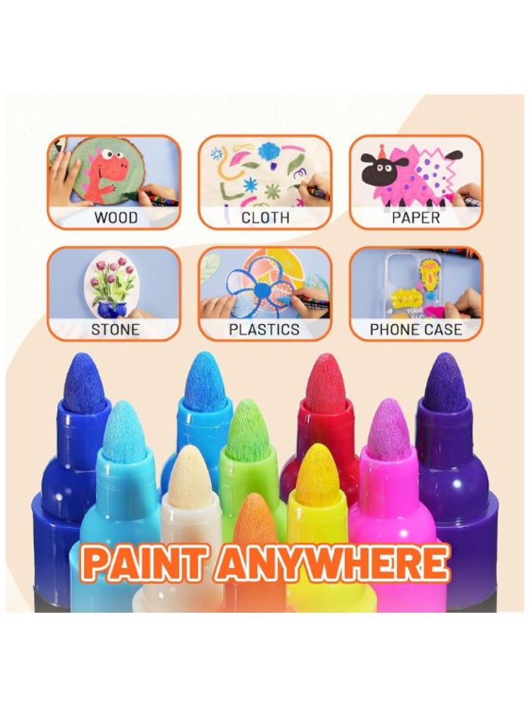 Y-PLUS+ All Surf Acrylic Pens (No Color- Image 3)