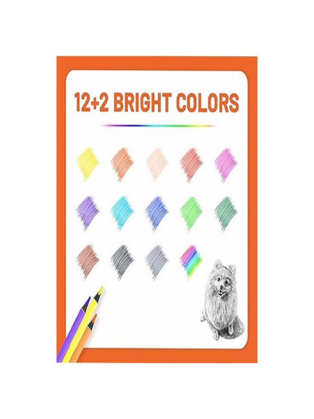 Y-PLUS+ 12+2 SketchPro 4.0mm Color Pencil (No Color- Image 2)
