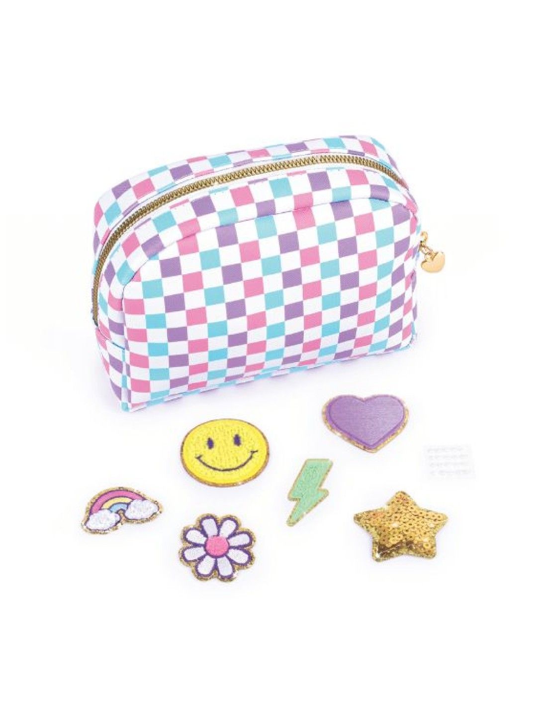 Make It Real Fashion Pouch With Patches (No Color- Image 2)