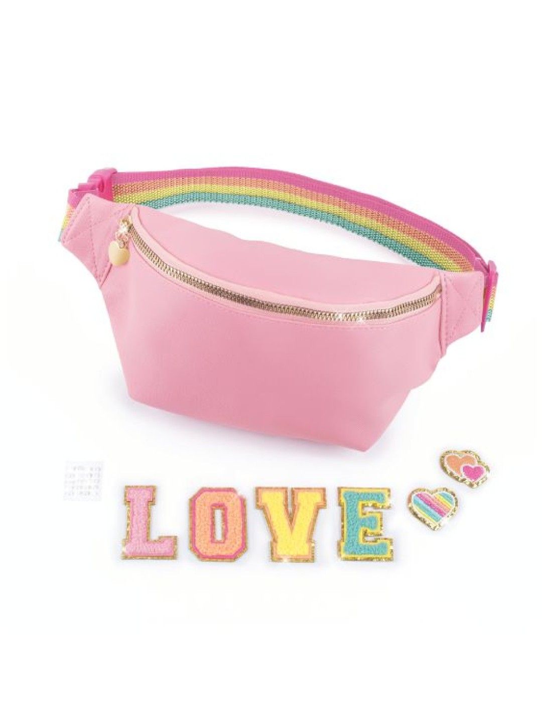Make It Real Fashion Bum Bag With Patches (No Color- Image 2)