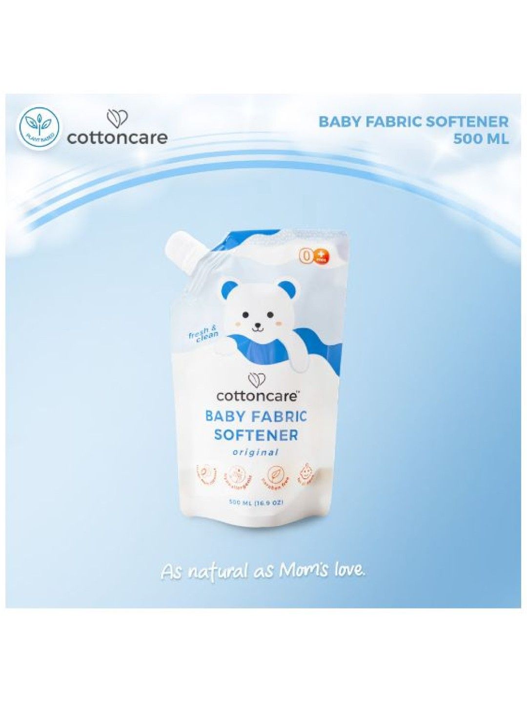 Cotton Central™ Cottoncare Baby Fabric Softener - Original (500 ml) (No Color- Image 2)