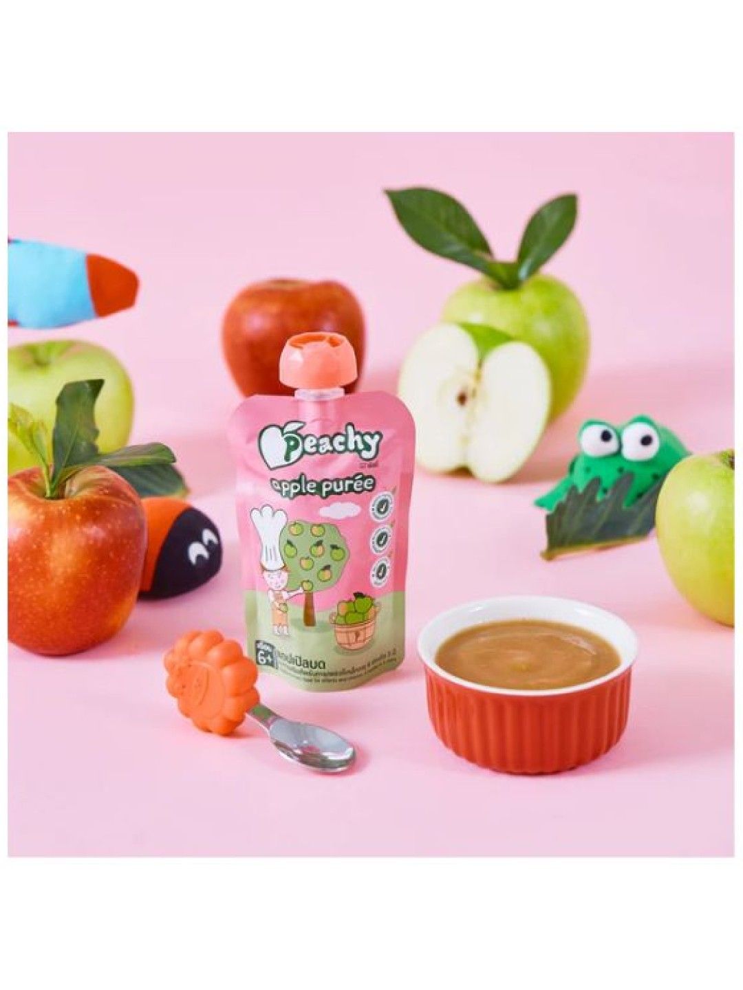 Peachy Baby Food Apple Purée (100g) (No Color- Image 2)