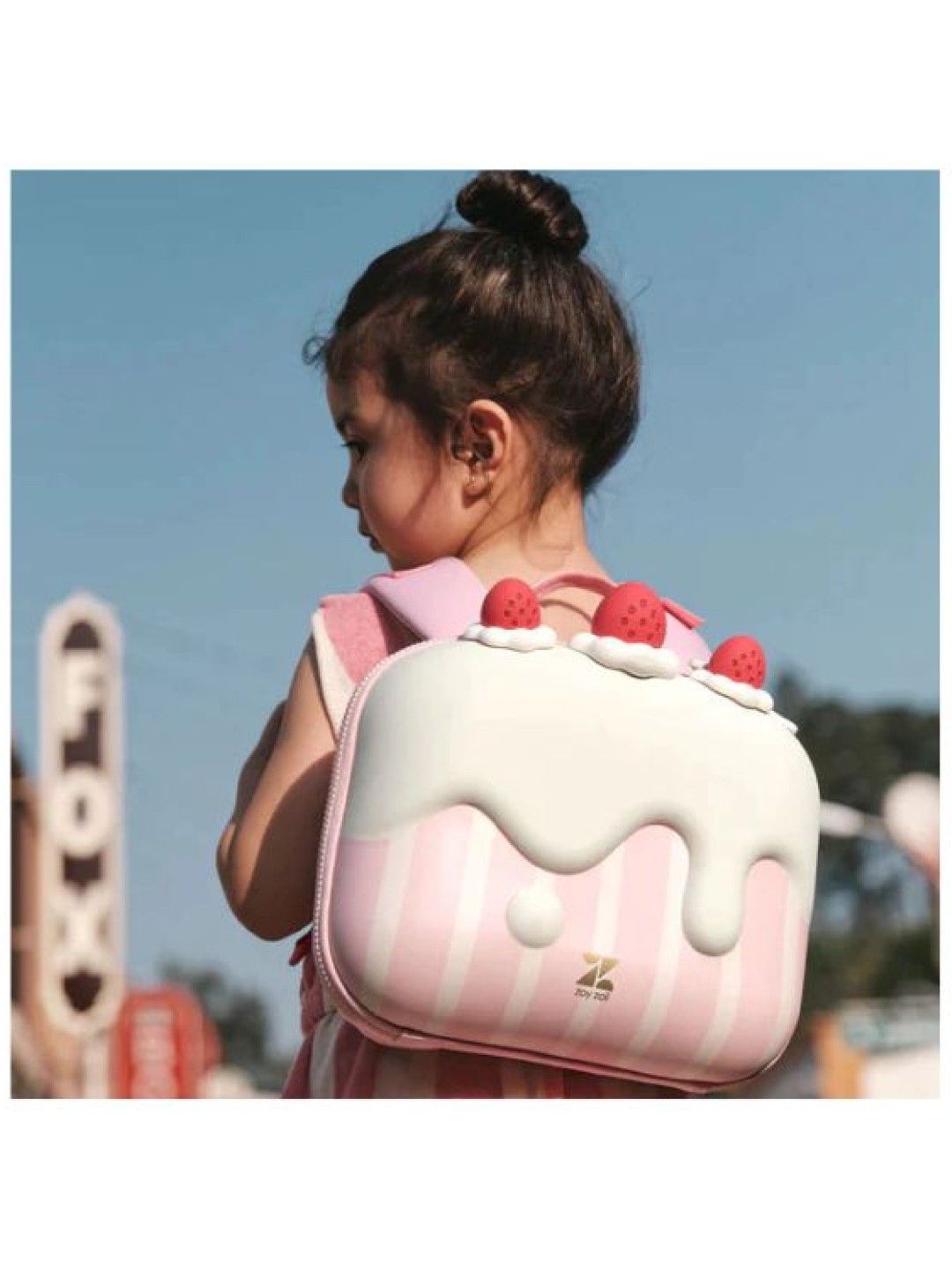 Zoy Zoii B18 Dessert Series Backpack - Strawberry Ice cream (No Color- Image 2)