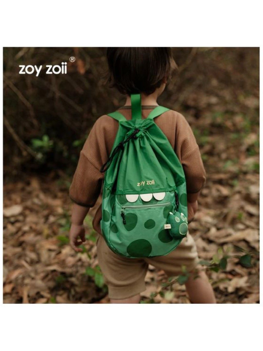 Zoy Zoii B36 Drawstring Backpack - Dinosaur (No Color- Image 2)