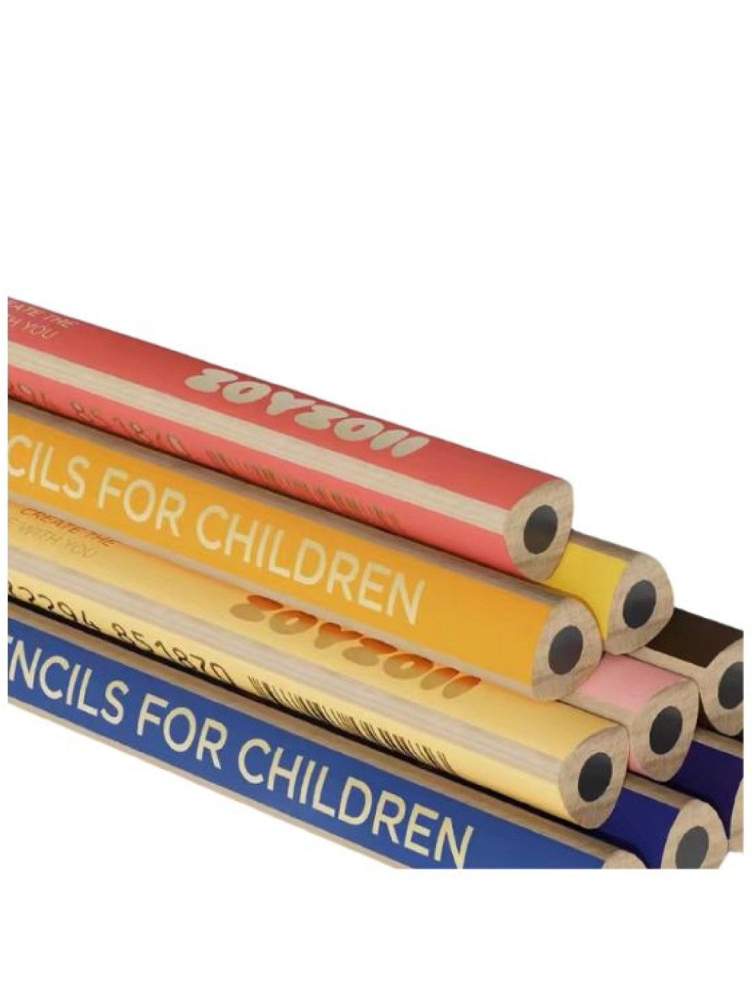 Zoy Zoii Retro 2B Pencils 10pcs (No Color- Image 2)