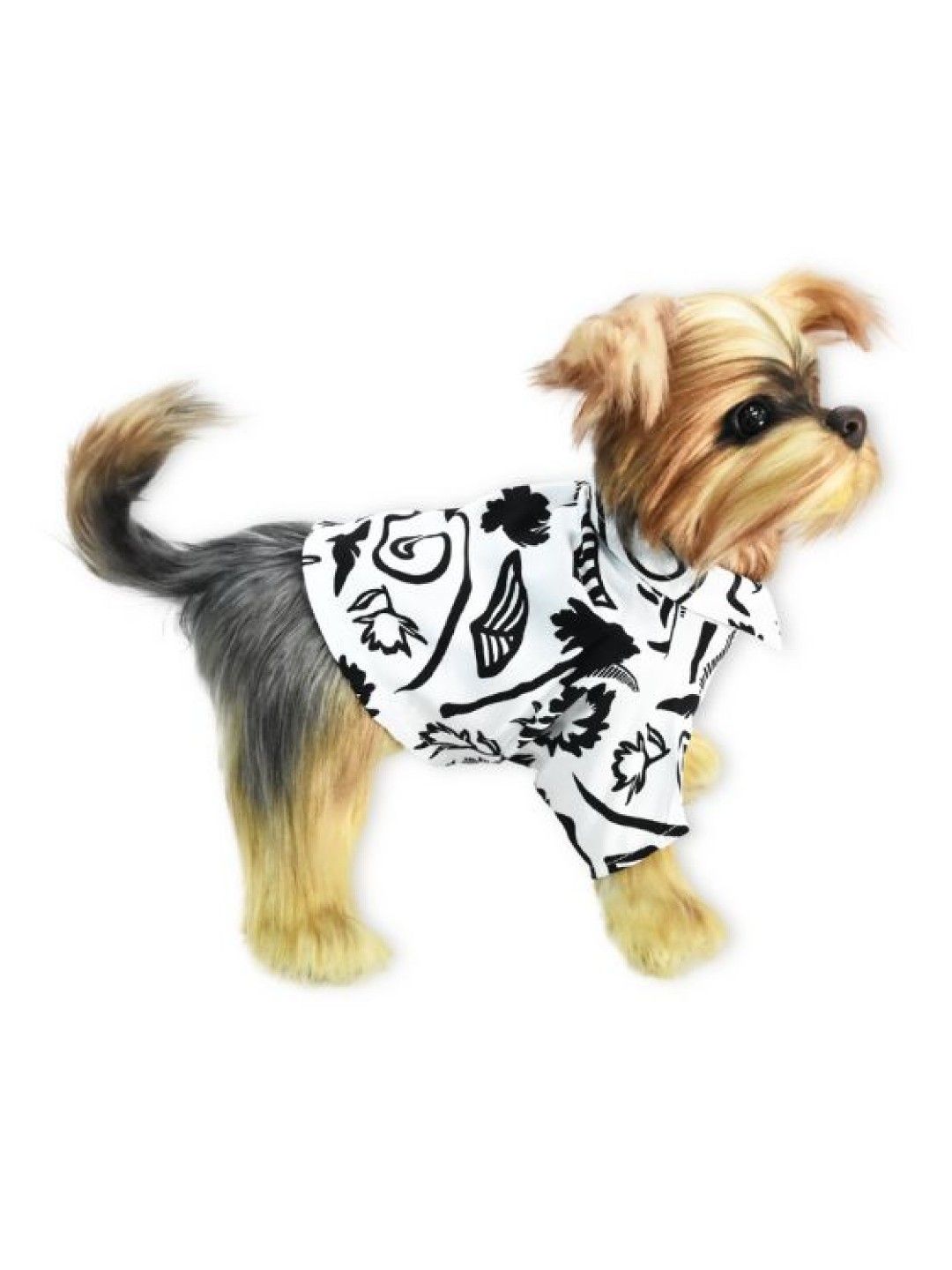 PUPKITS Beach Graffiti Black White - Pet Shirt (No Color- Image 2)