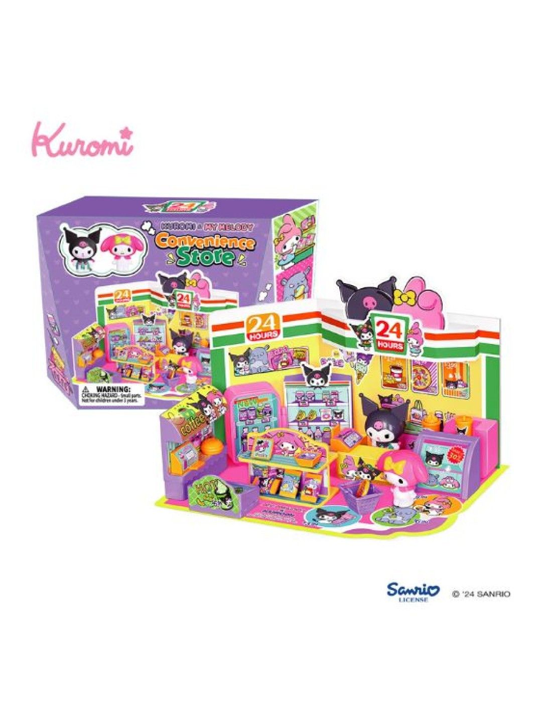 Sanrio Original Kuromi & Melody Convenience Store (No Color- Image 2)