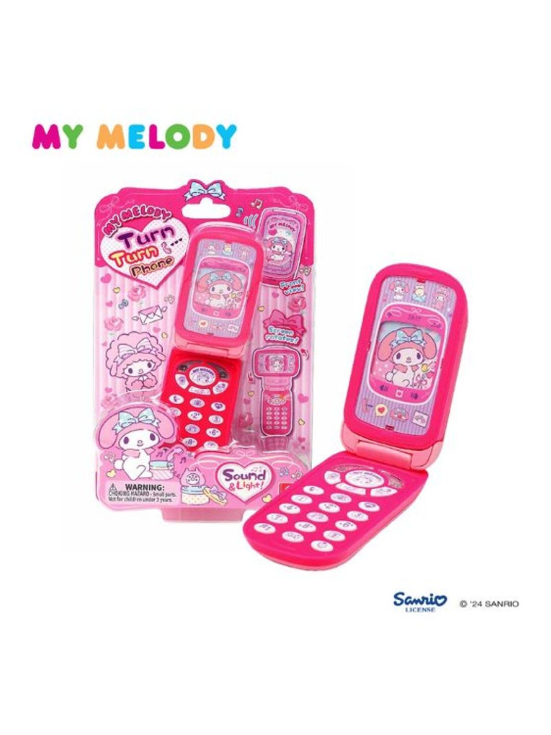 Sanrio Original My Melody Turn Turn Phone (No Color- Image 2)