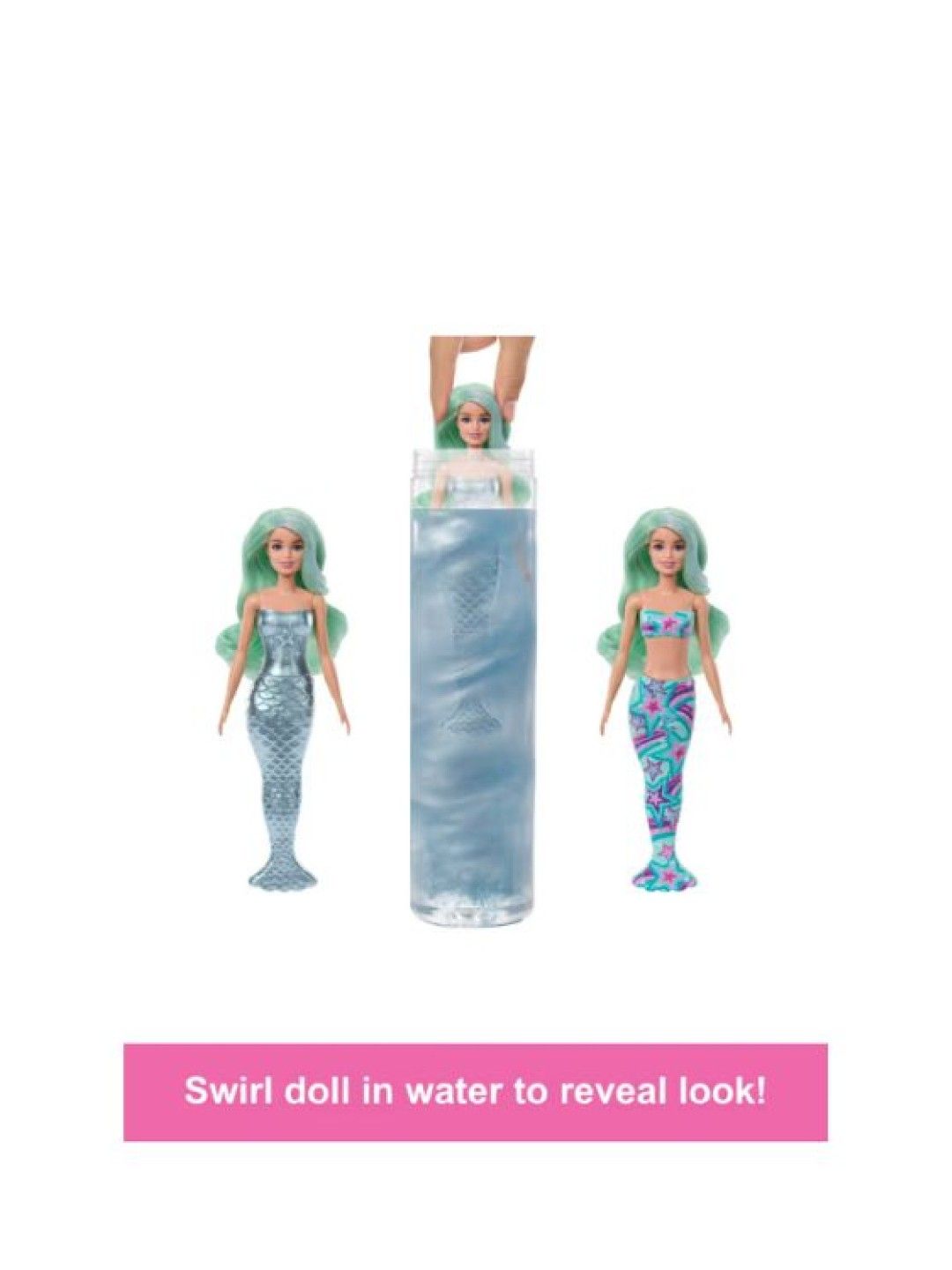 Barbie Color Reveal Deep Sea Mermaid Series Doll (No Color- Image 2)