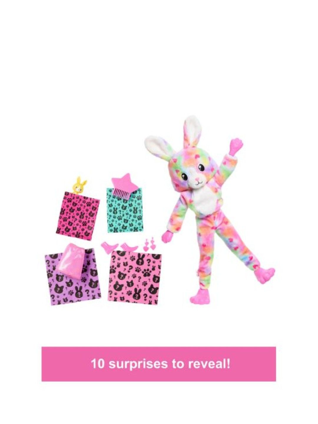 Barbie Cutie Reveal Color Dream Series - Bunny Doll (No Color- Image 2)