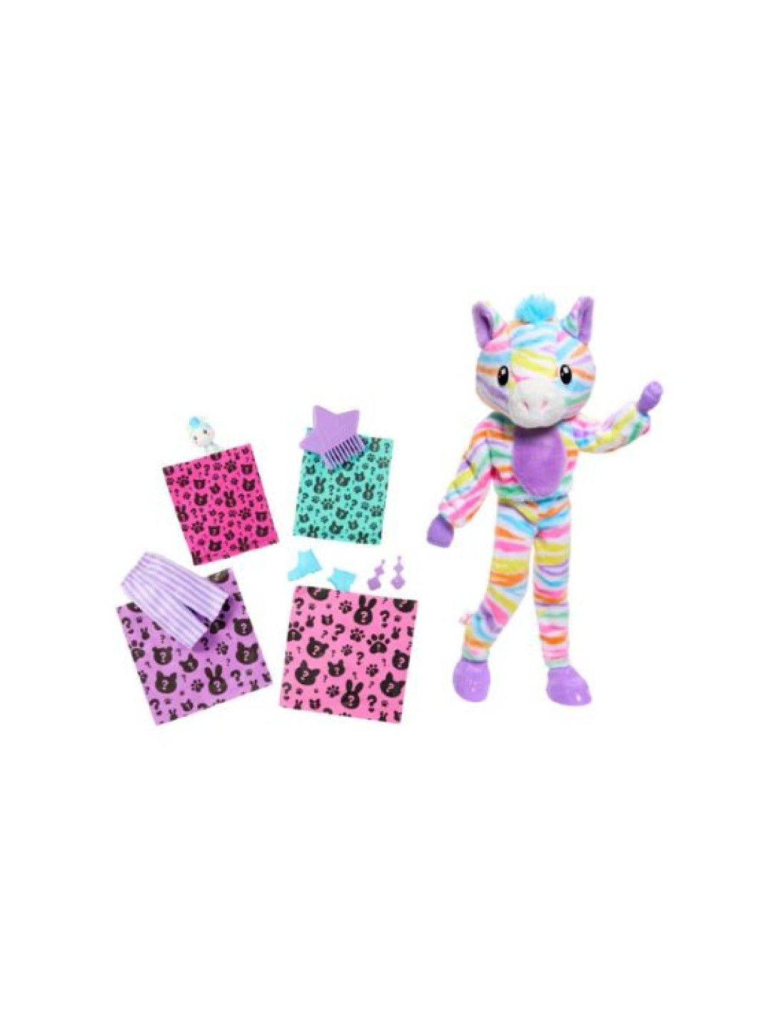 Barbie Cutie Reveal Color Dream Series - Zebra Doll (No Color- Image 2)