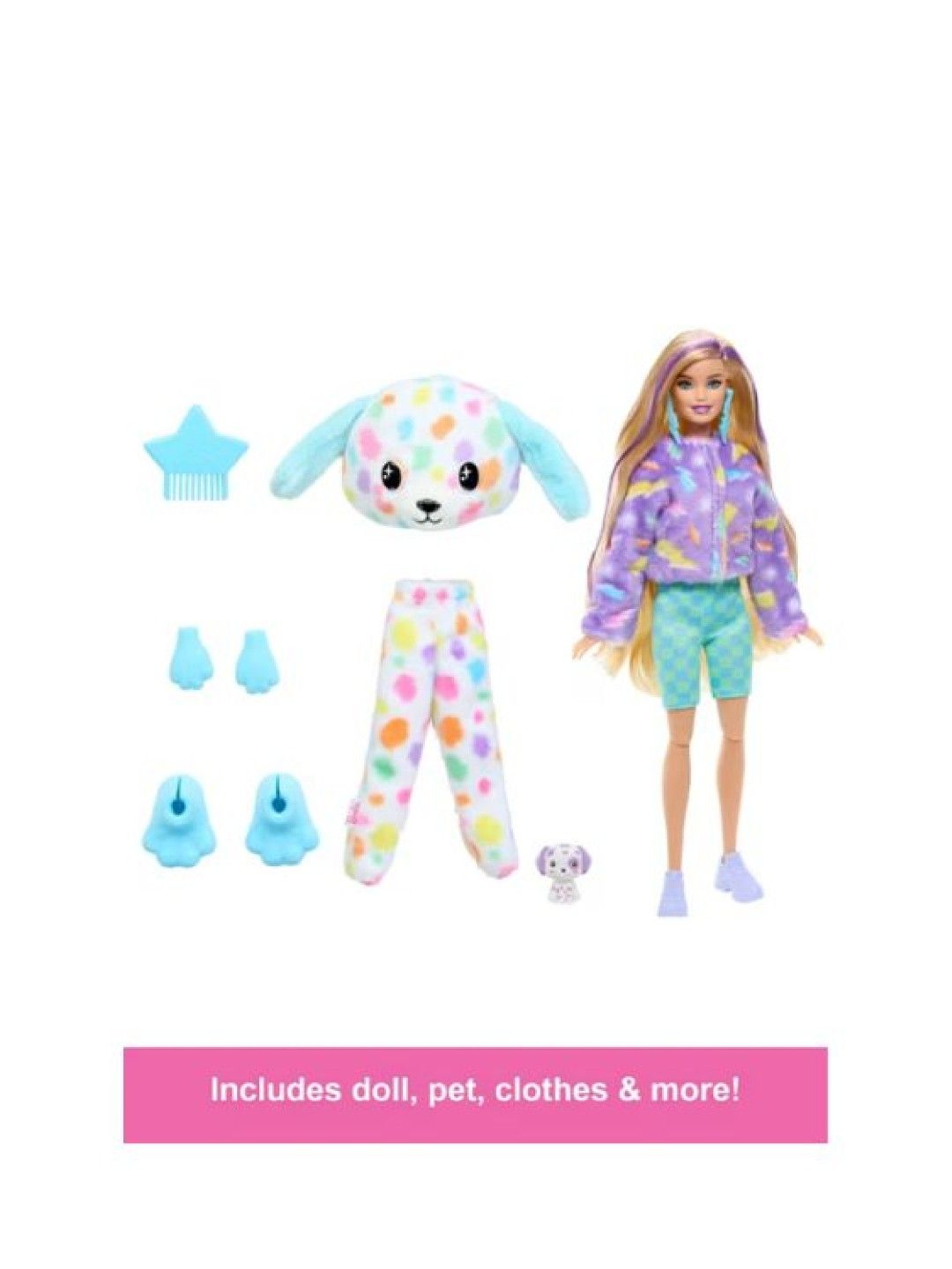 Barbie Cutie Reveal Color Dream Series - Dalmatian Doll (No Color- Image 2)