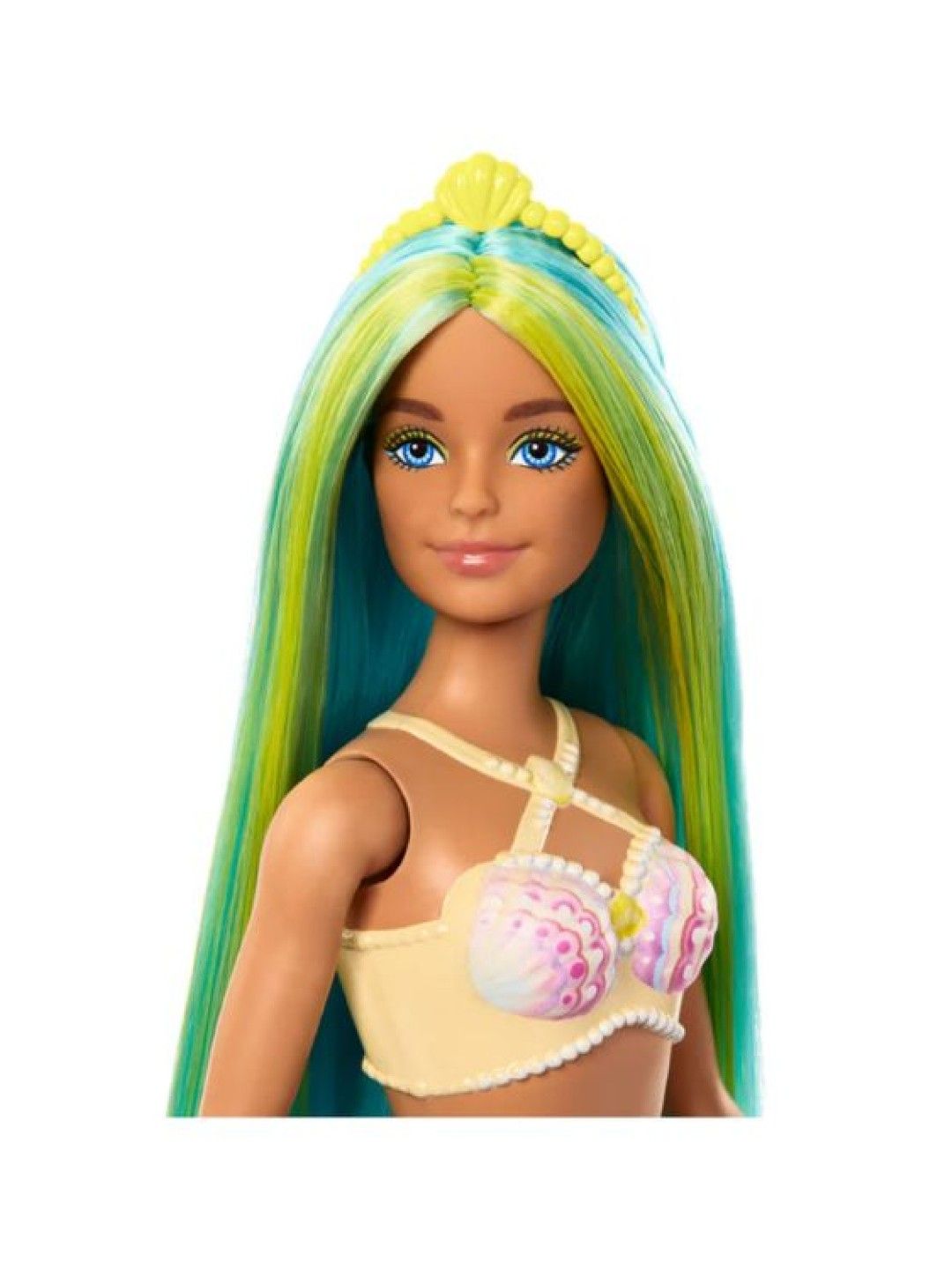 Barbie Dreamtopia Fairytale New Mermaid Doll with Turquoise Tail (No Color- Image 2)