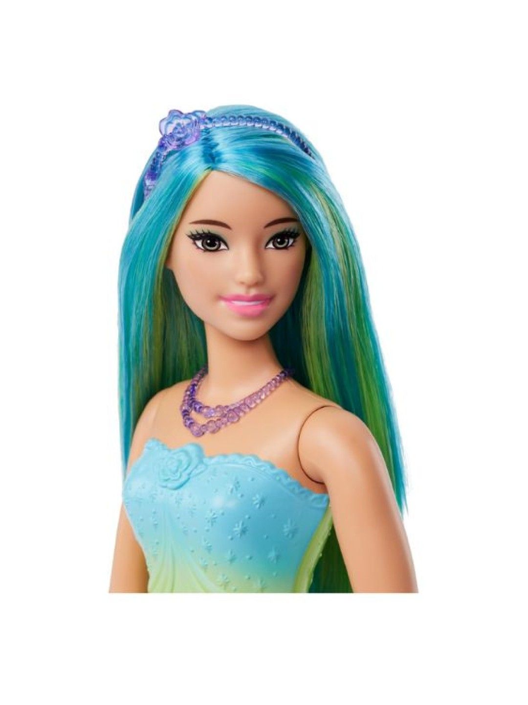 Barbie Royal Doll With Blue-Highlighted Hair (No Color- Image 2)