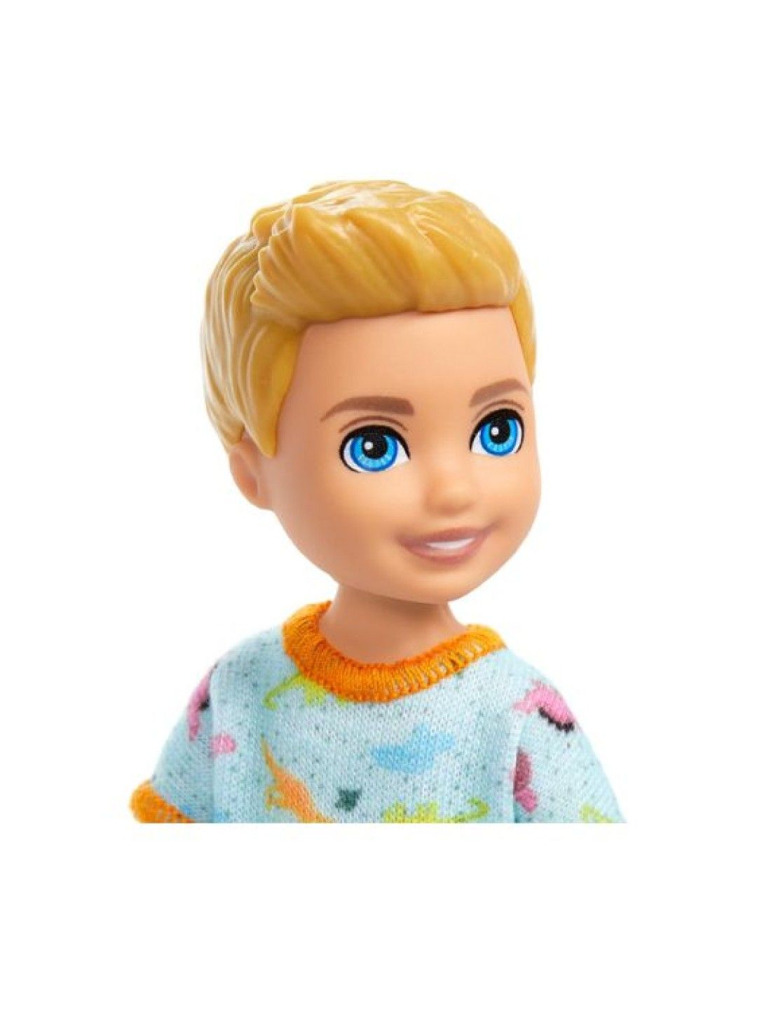 Barbie Chelsea Small Boy Doll Wearing Removable One-Piece with Dinosaur Print (No Color- Image 2)