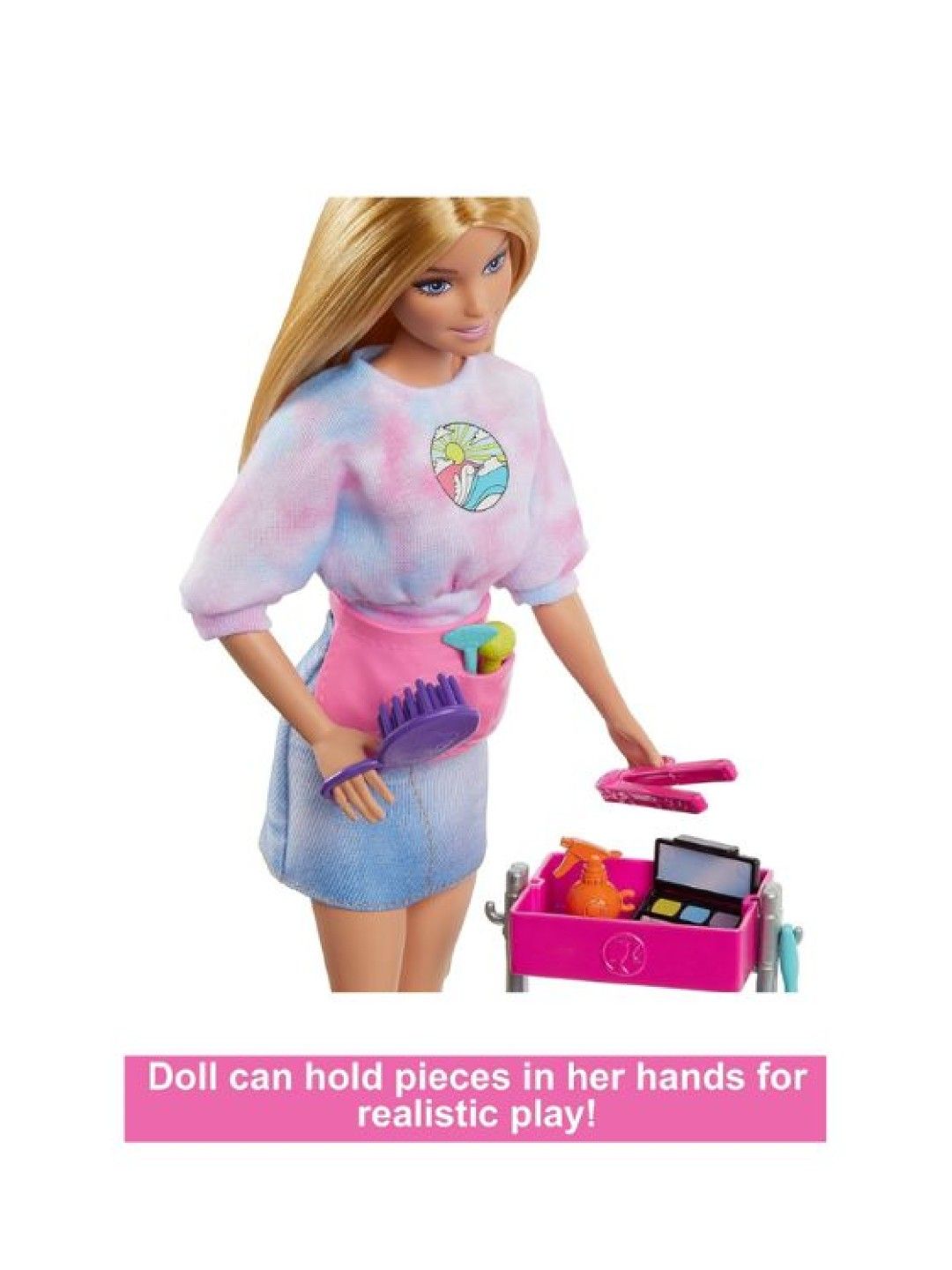 Barbie Blonde Malibu Stylist Doll (No Color- Image 2)