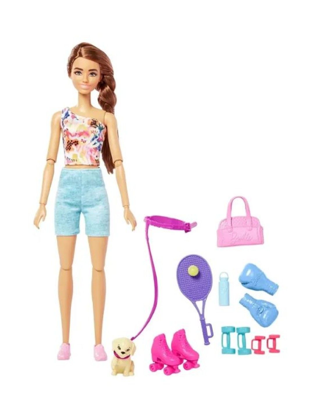 Barbie Fab Wellness Doll with Accessories - Workout Playset (No Color- Image 2)