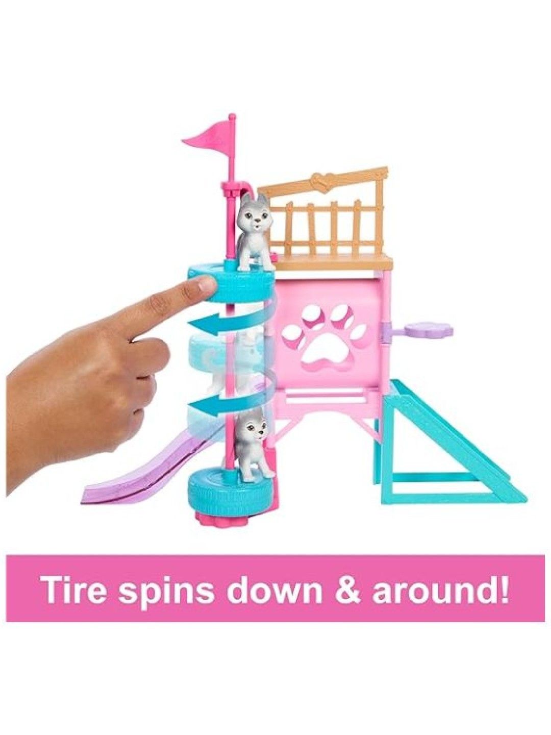 Barbie Stacie To The Rescue Puppy Playground Playset (No Color- Image 3)