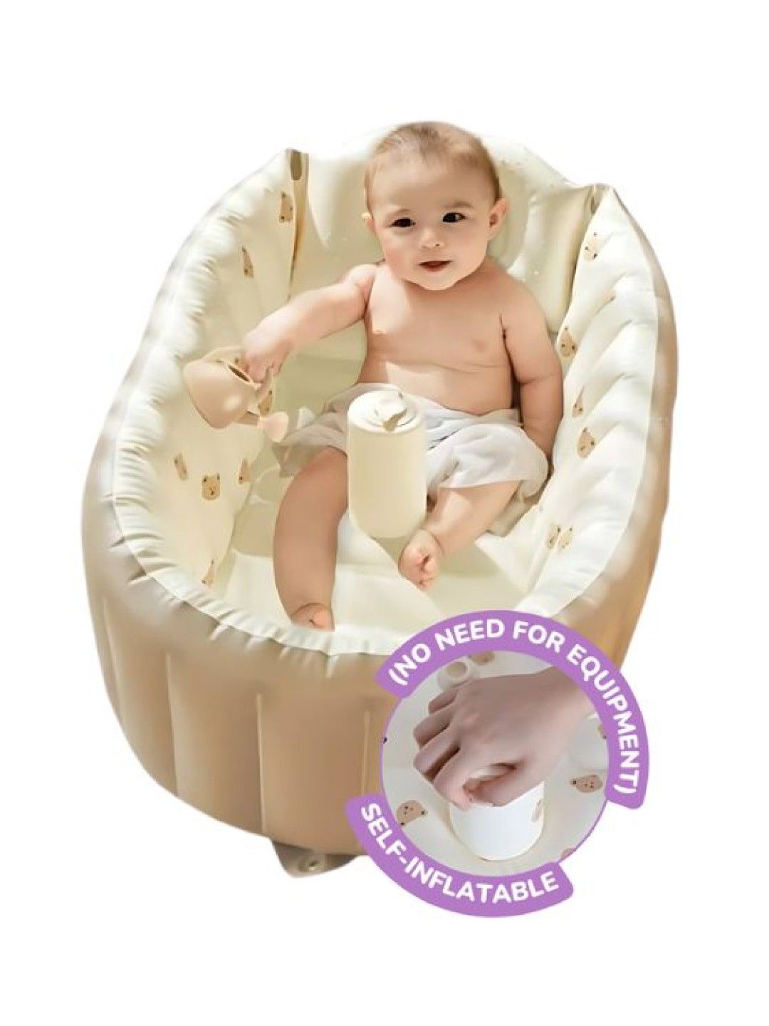 Yomomma Inflatable Baby Bath Tub (No Color- Image 2)