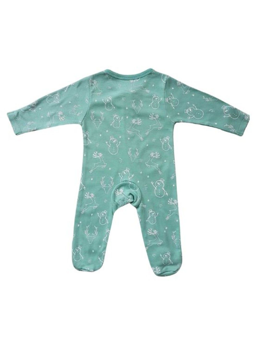 Babysoy Dragonfly Christmas Zipper Footie (No Color- Image 2)