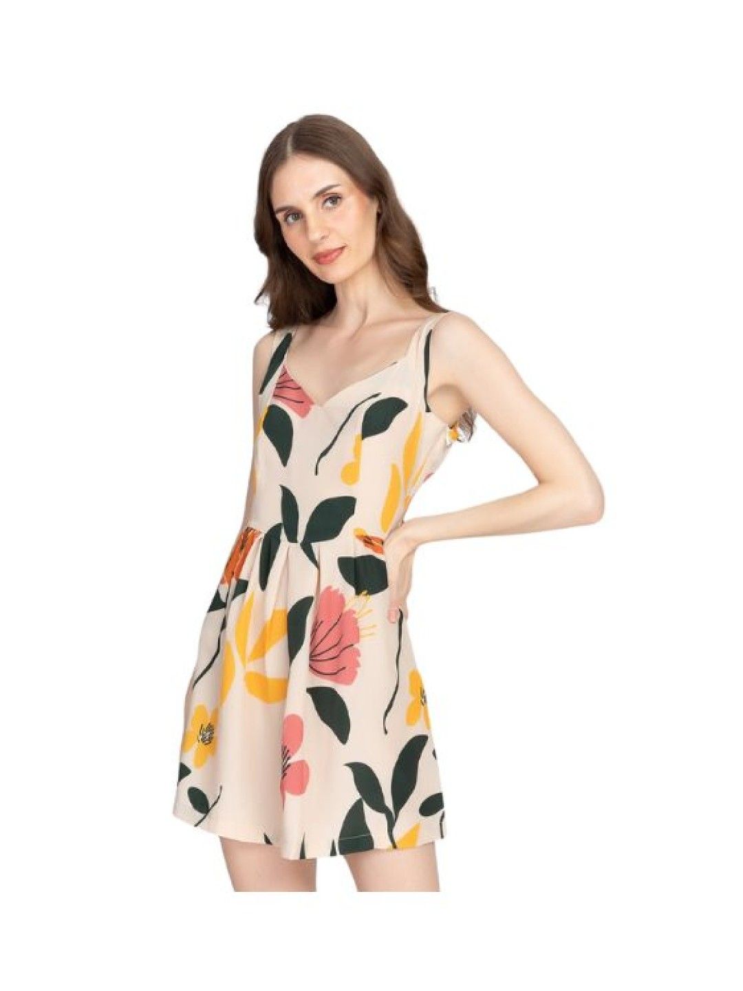 Eve's Chic Ileana Sweetheart Neckline Mini Dress (No Color- Image 2)