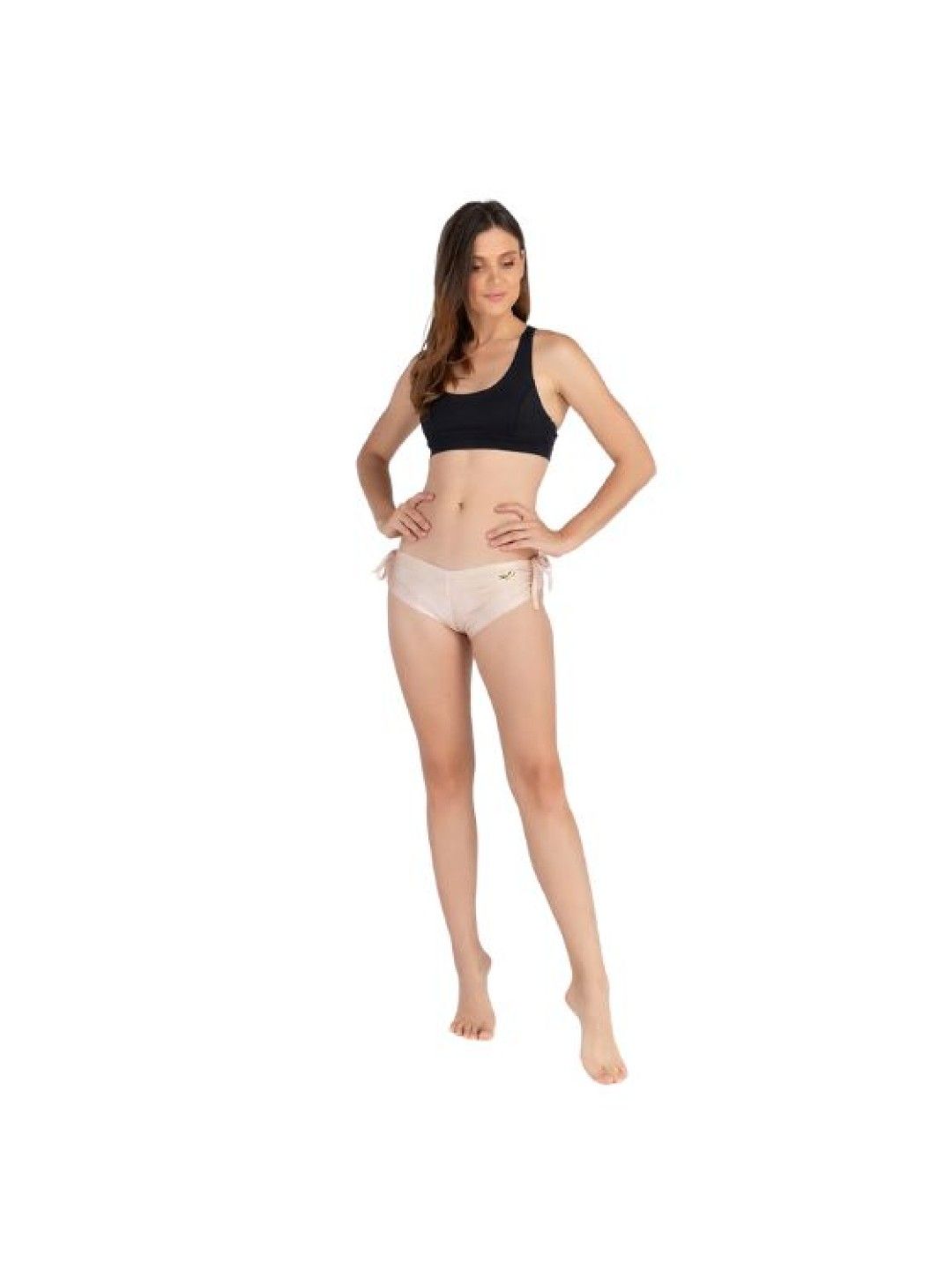 eska Tori Boyleg Booty Shorts (Beige- Image 2)
