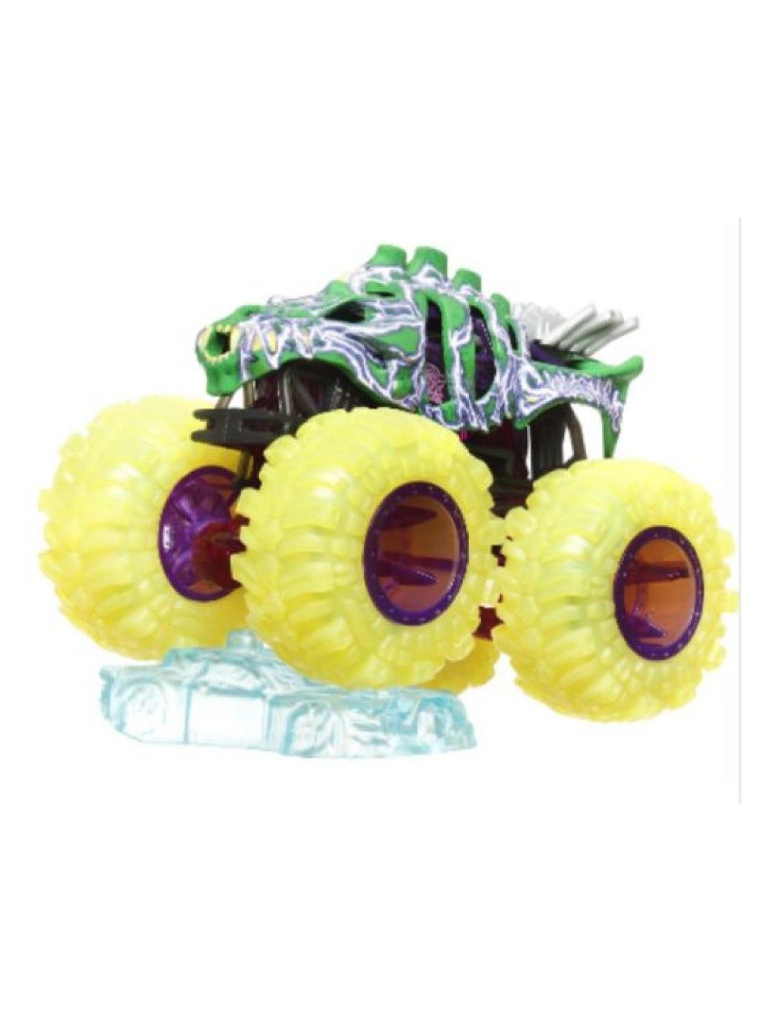 Hot Wheels Monster Trucks 1:64 Diecast - Skelesaurus (No Color- Image 2)