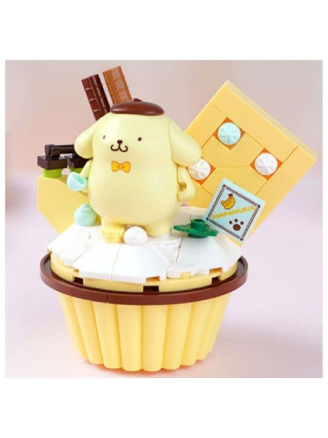 Keeppley Pompompurin Banana Cupcake (No Color- Image 2)