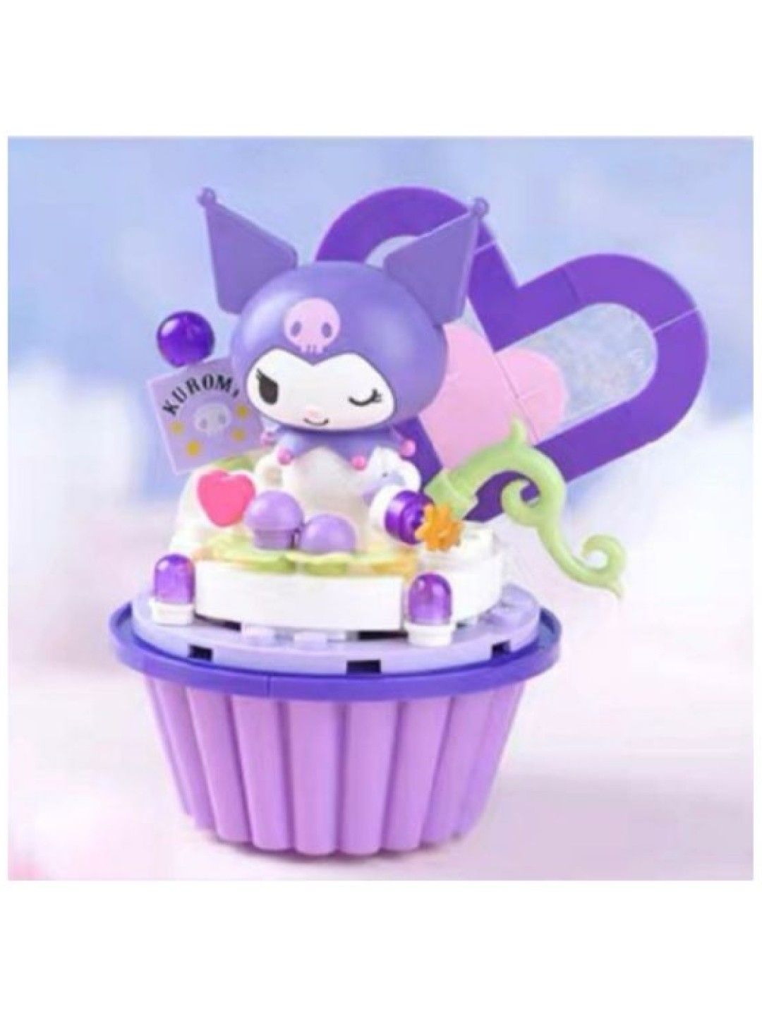 Keeppley Kuromi Grape Cupcake (No Color- Image 2)
