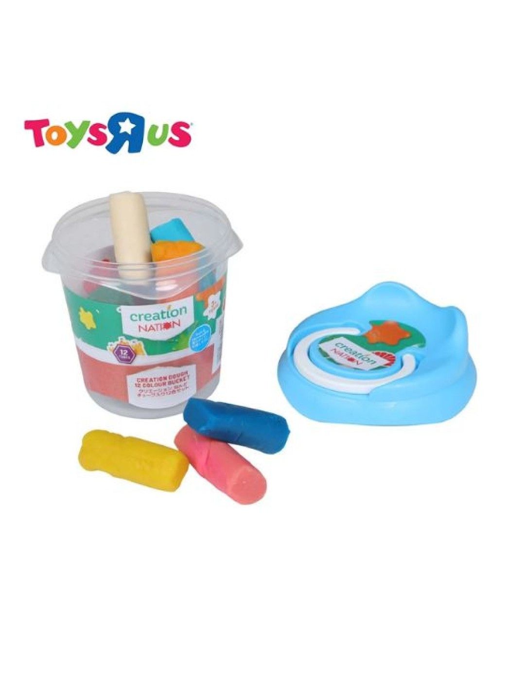 Toys R Us Creation Nation Creation Dough 12 Color Bucket (No Color- Image 2)