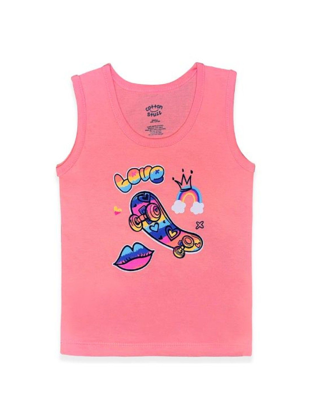 Cotton Stuff Cotton Stuff - 3-piece Sando (Skateboard - Girl) (No Color- Image 2)