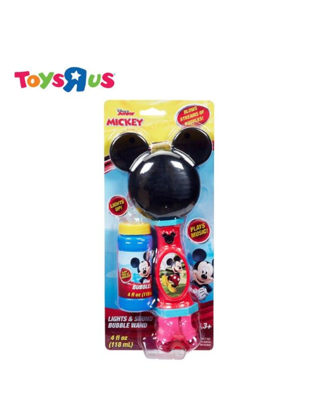 Toys R Us Disney Junior Mickey Mouse Light and Sound Bubble Wand - Mickey (No Color- Image 2)