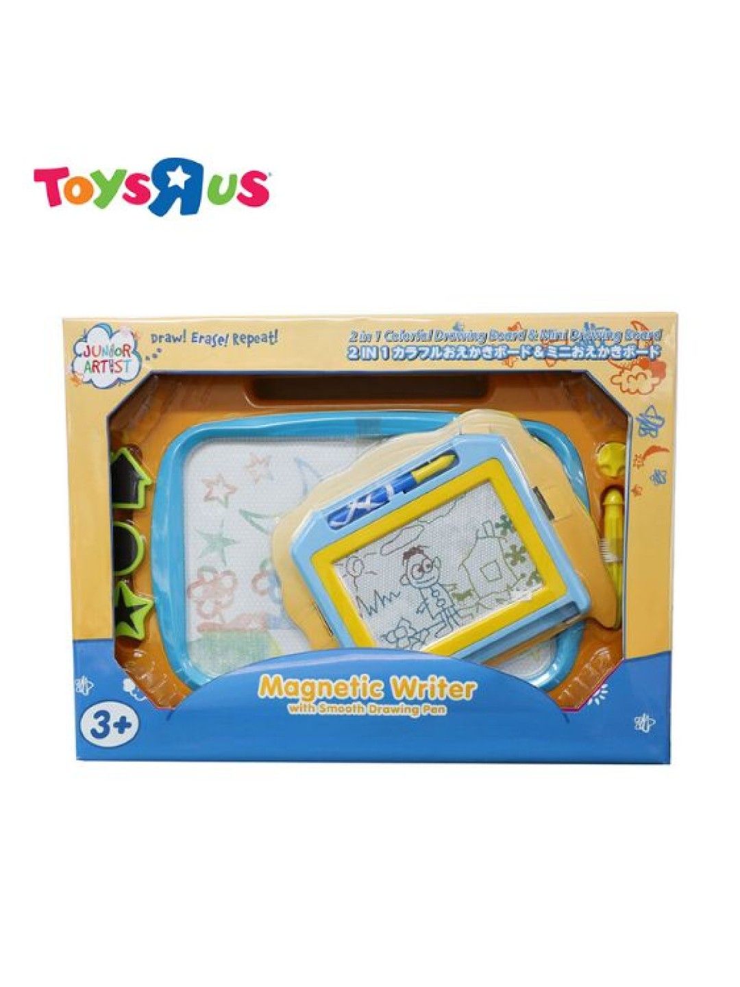 Toys R Us Junior Artist 2-in-1 Easy Magnetic Writer with Smooth Drawing Pen (No Color- Image 2)