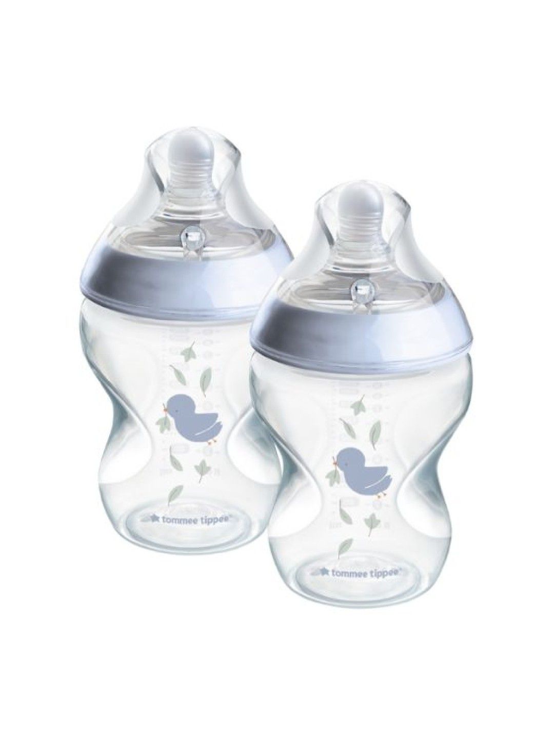 Tommee Tippee Natural Start PP Decor Feeding Bottle 260ml  (2-pack) - Blue (No Color- Image 2)