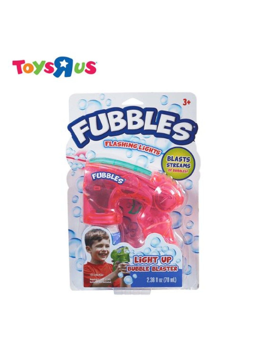 Toys R Us Fubbles Light Up Bubble Blaster (Pink- Image 2)