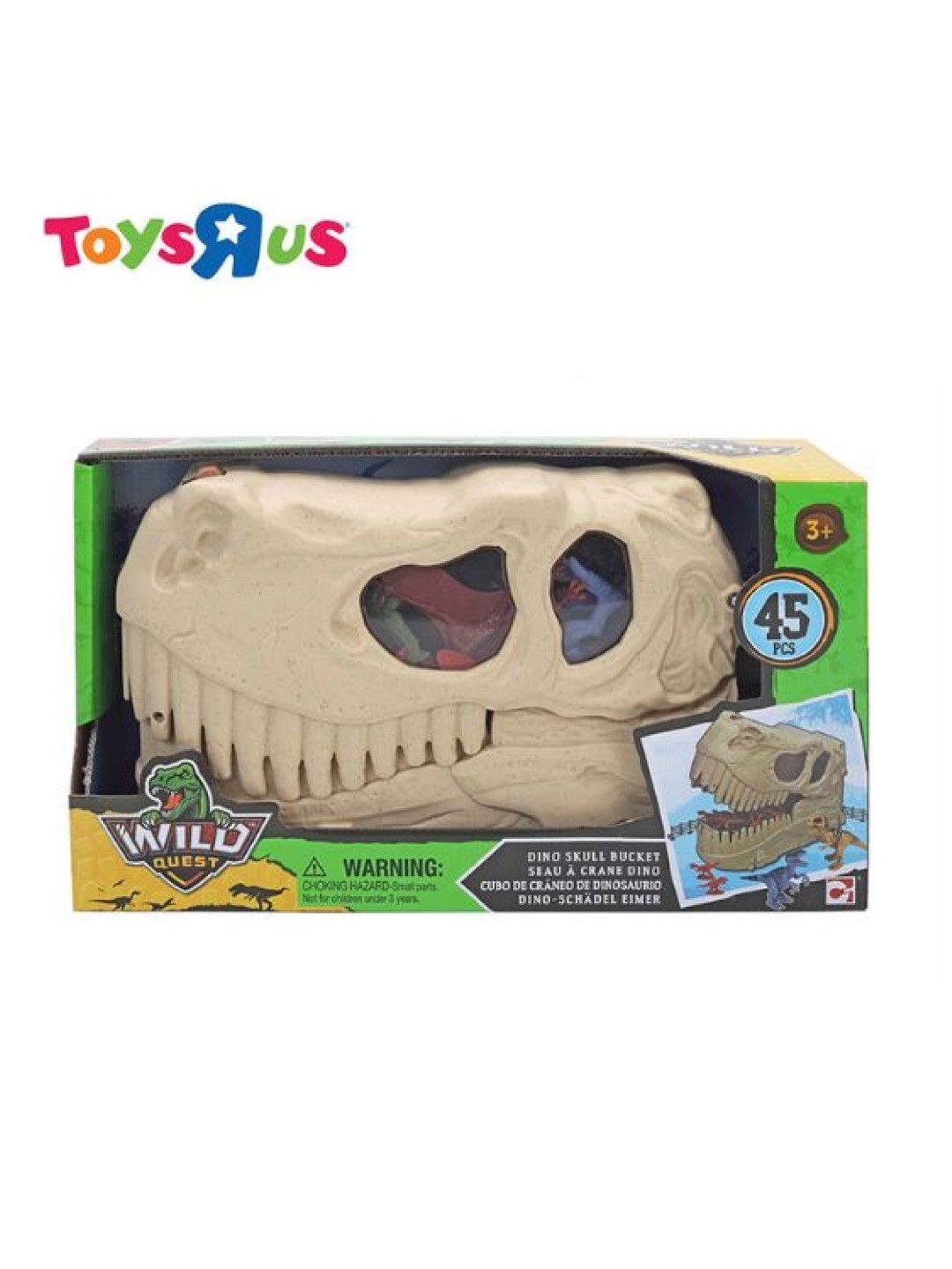 Toys R Us Wild Quest Dino Skull Bucket (No Color- Image 2)