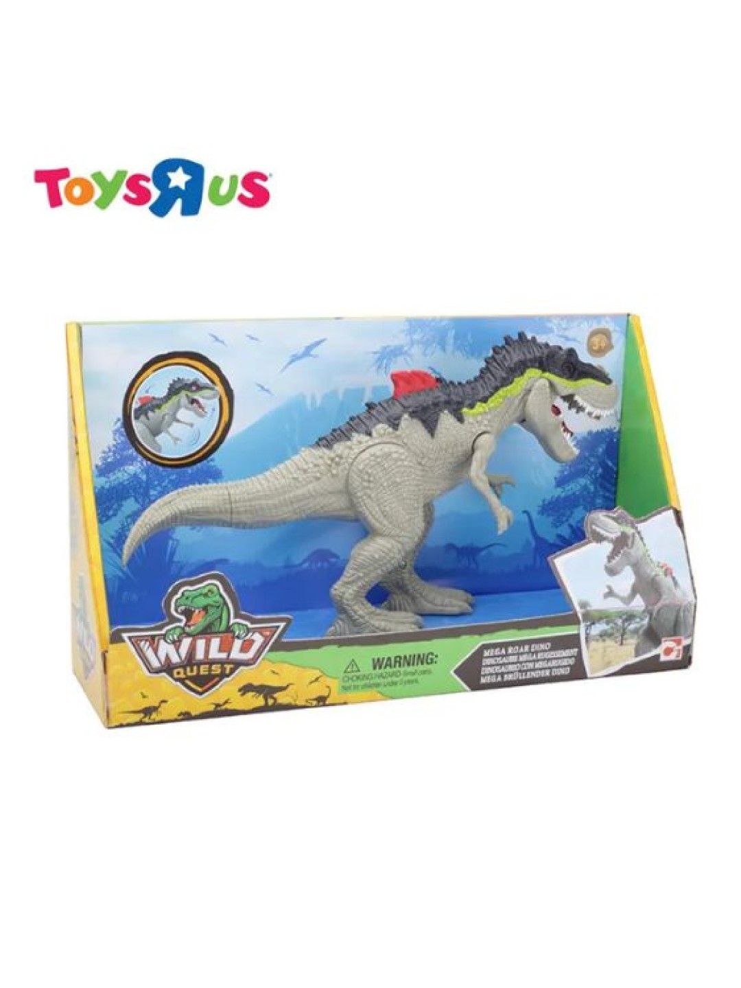 Toys R Us Wild Quest Light and Sound - Mega Roar Dinosaur (No Color- Image 2)