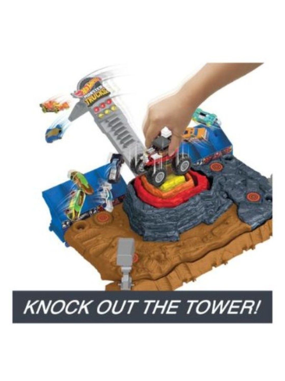 Hot Wheels Monster Trucks Playset & Toy Truck (No Color- Image 2)