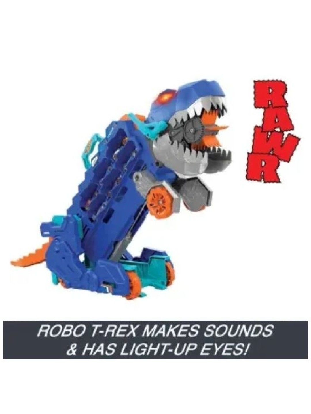 Hot Wheels City Toy Car Track Set, Ultimate T-Rex Transporter, Dinosaur Hauler (No Color- Image 2)