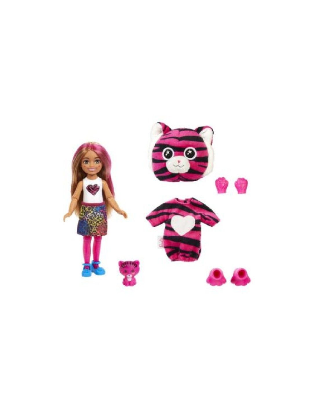 Barbie Cutie Reveal Jungle Series Doll Tiger (No Color- Image 2)