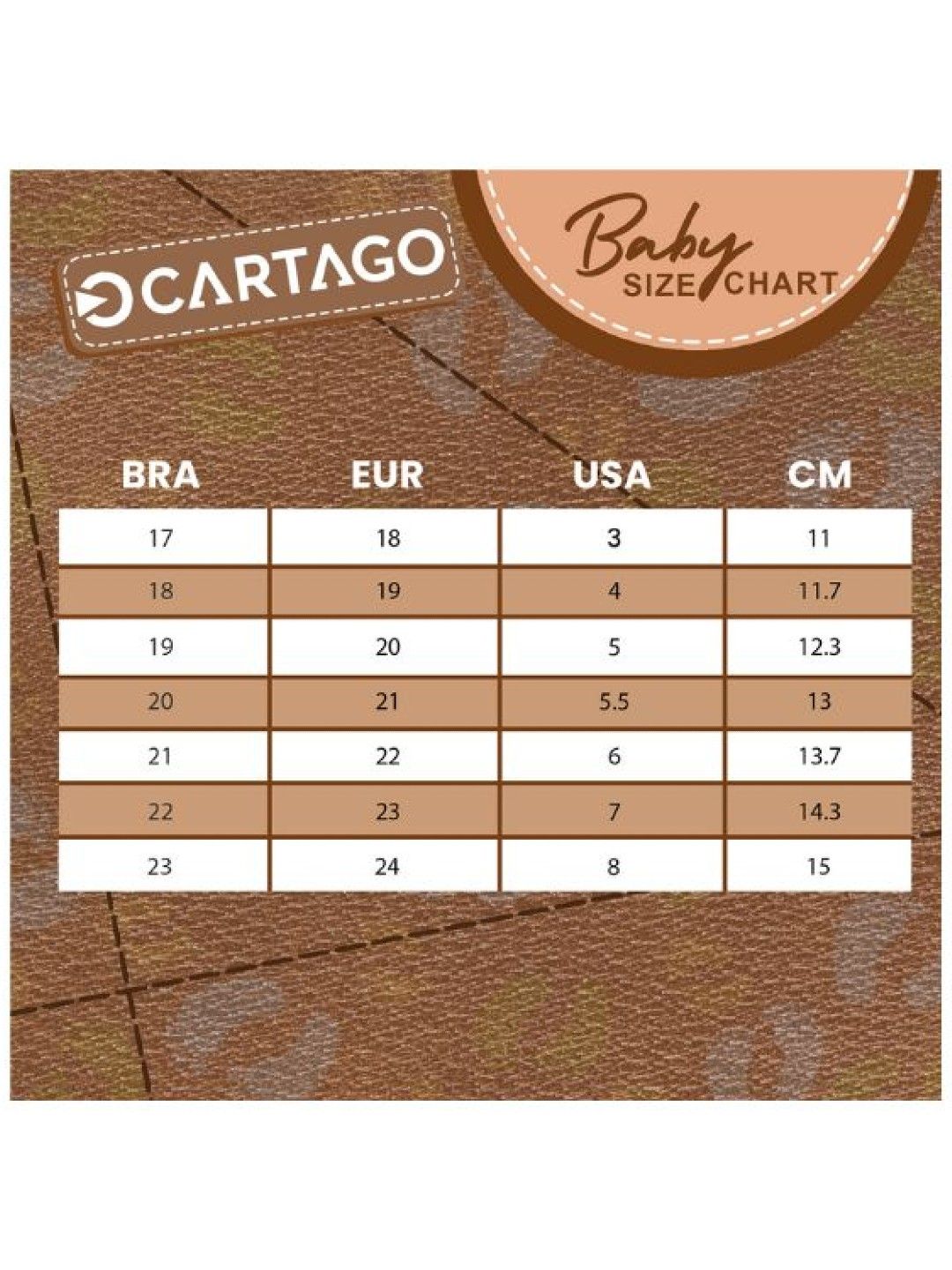 Cartago Oslo Sand Baby Sandals (Brown Orange- Image 4)