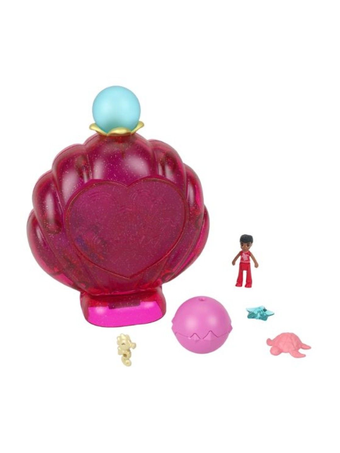 Polly Pocket Sparkle Cove Adventure Beach Compact Playset (No Color- Image 2)