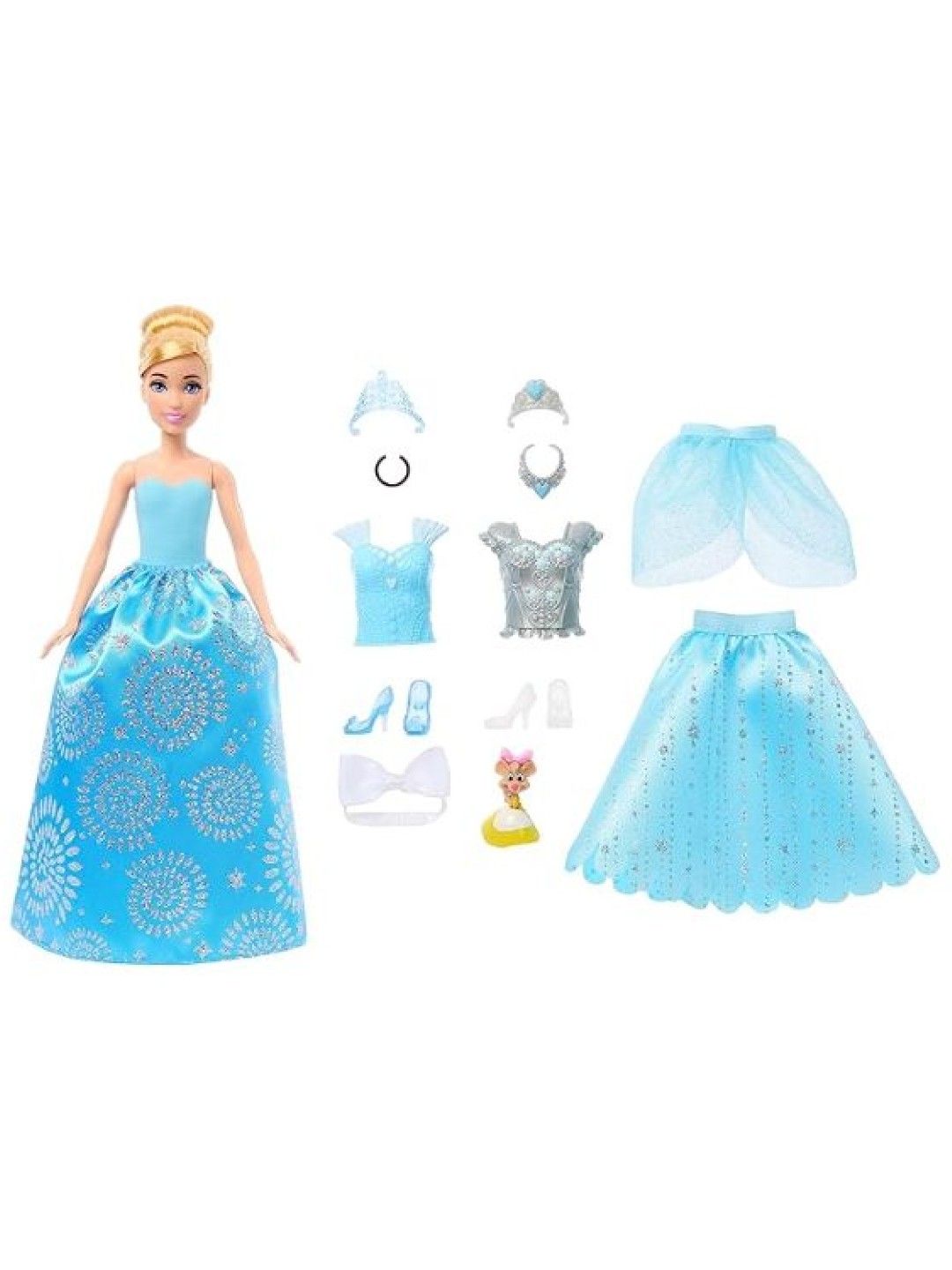 Disney Princess Toys, Fashion Surprise Cinderella Doll And Accessories (No Color- Image 2)