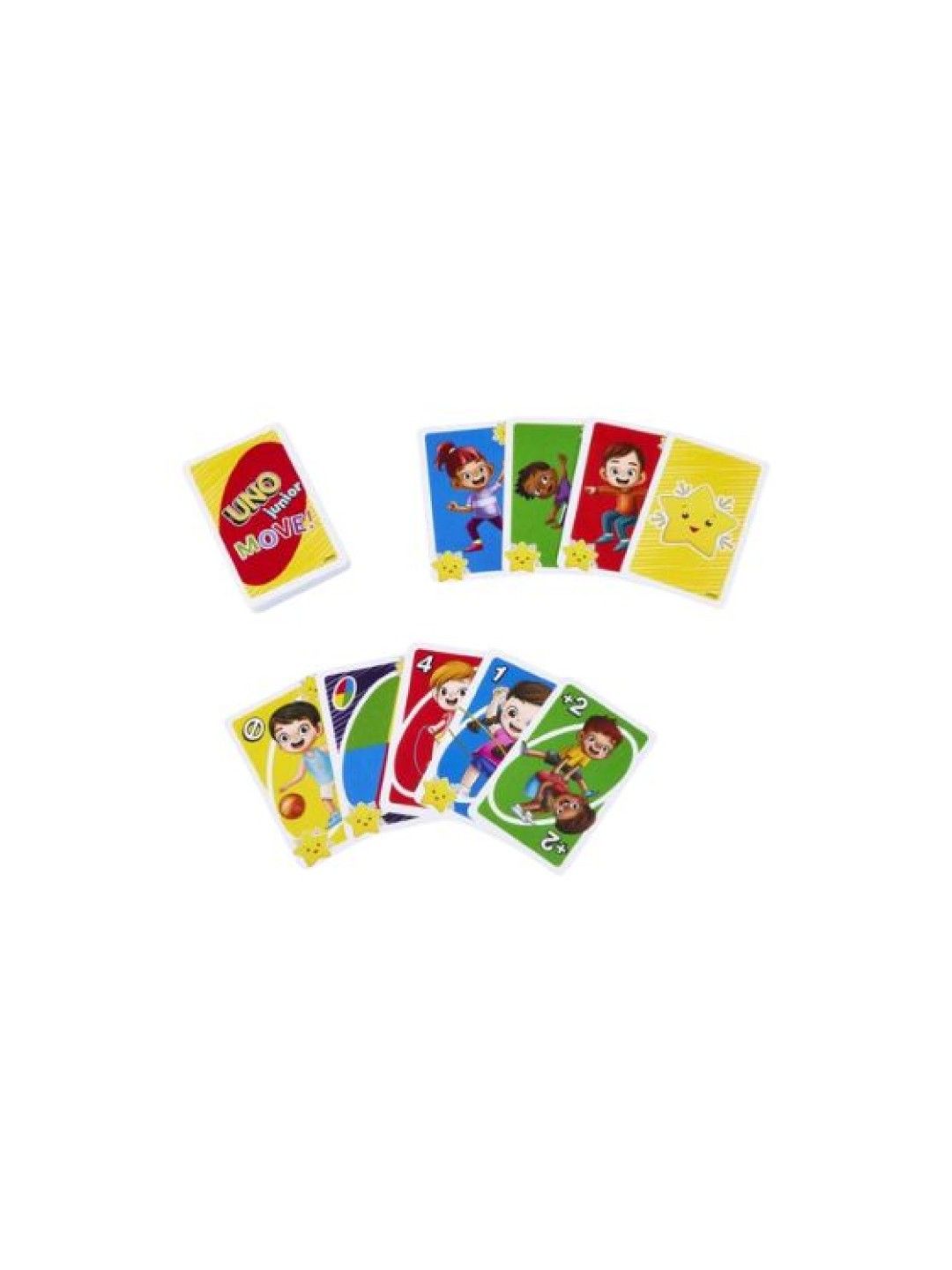 Mattel Games Uno Junior Move! Family And Kids Card Game (No Color- Image 2)