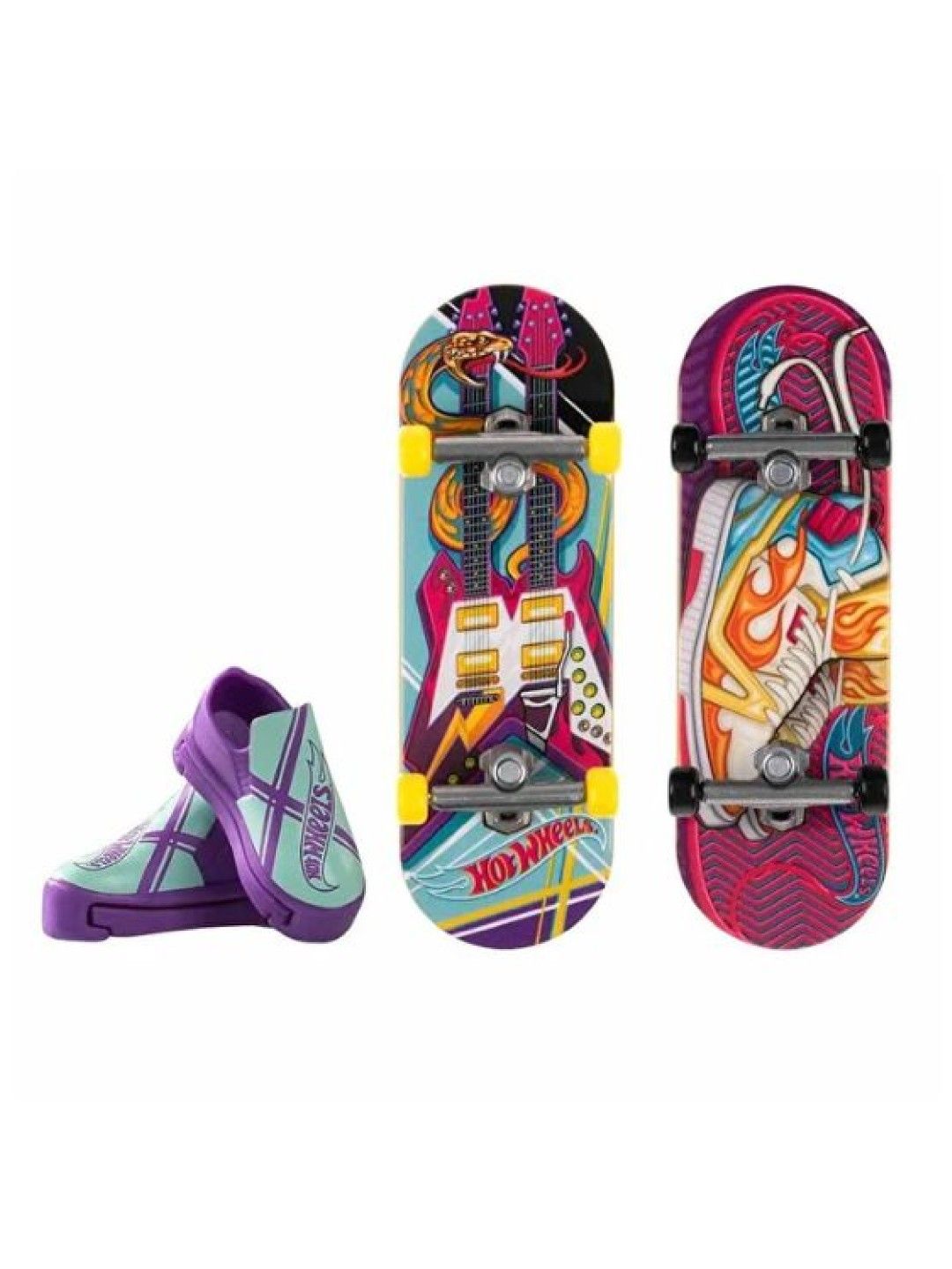 Hot Wheels Skate Retro Snake Strummer and Hot Stepper (No Color- Image 2)