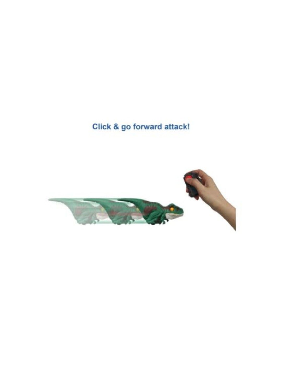 Jurassic World Uncaged Click Tracker Dinosaur Velociraptor Green (No Color- Image 2)