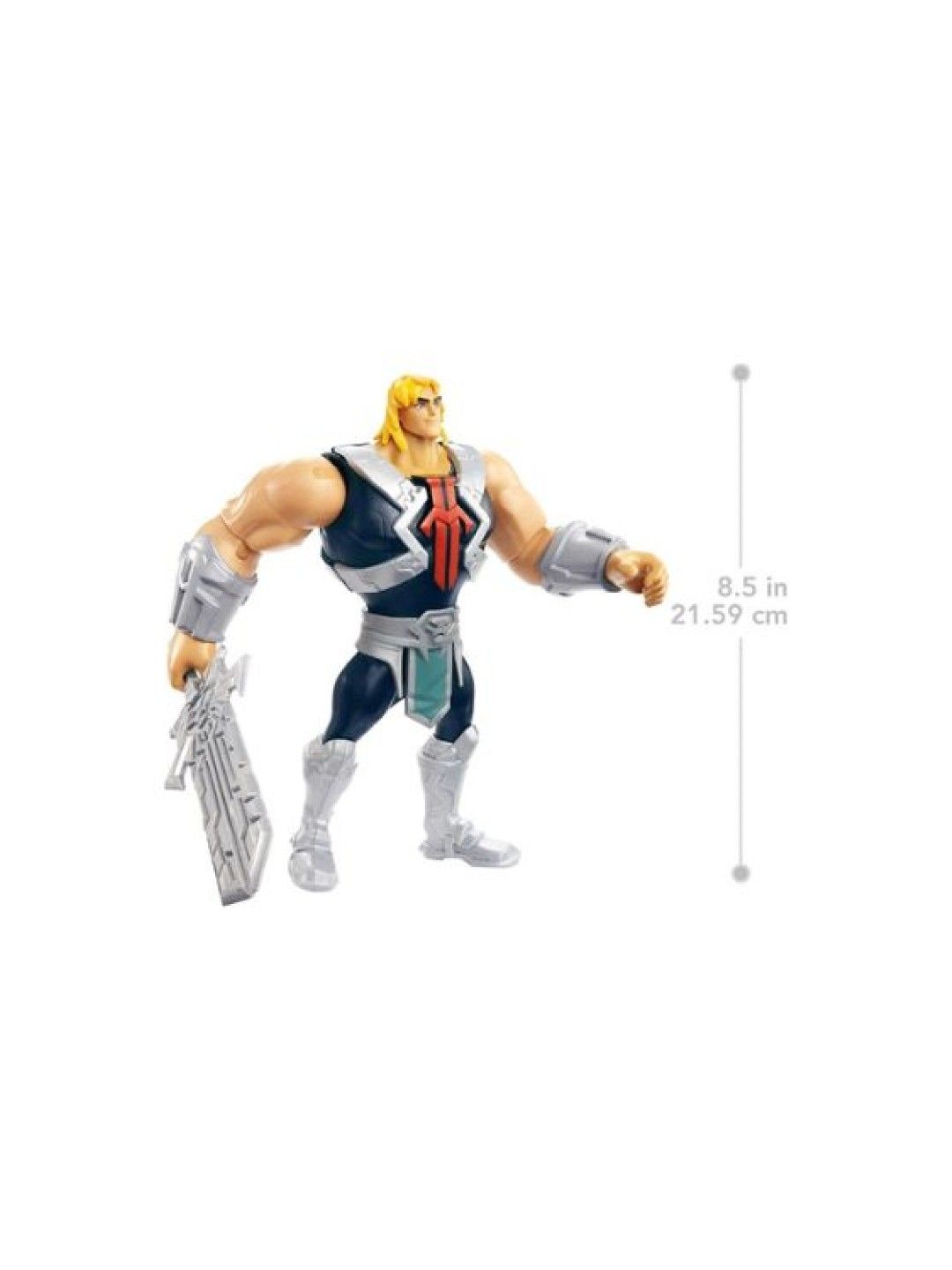 Masters of the Universe He-Man and The Large Action Figure (No Color- Image 2)